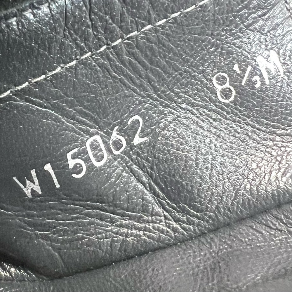 Stuart Weitzman Black Leather Quilted Biker Motorcycle Booties Women’s 8.5 - Picture 14 of 16